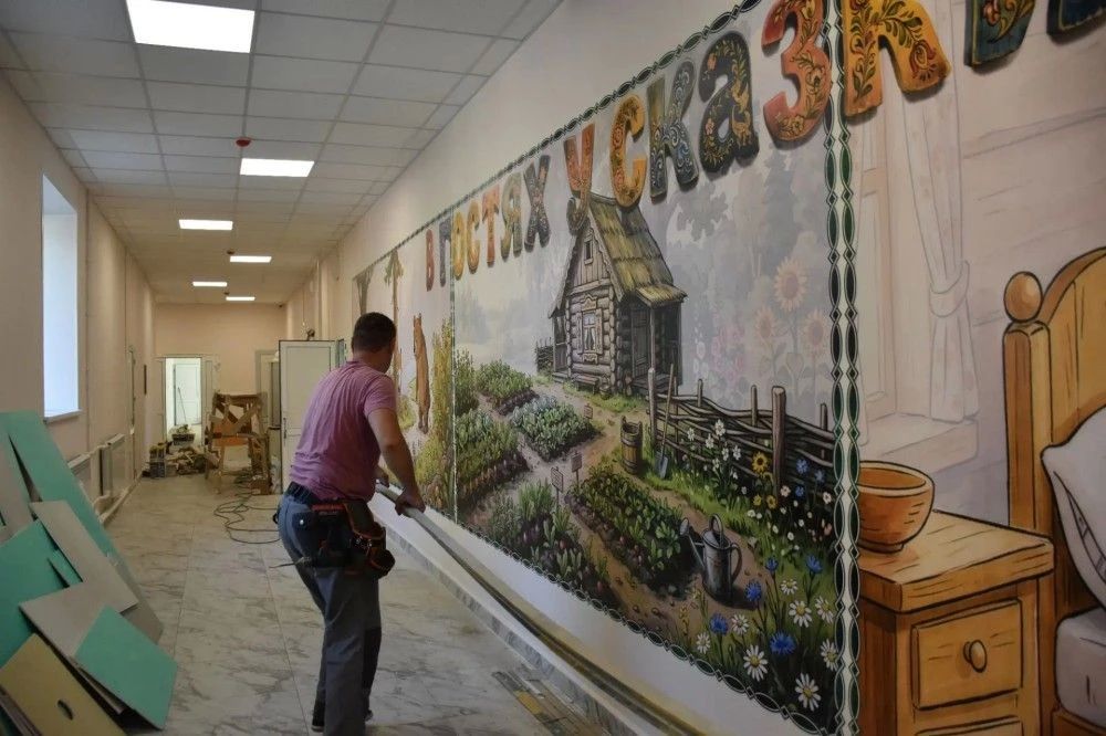 В Ребрихе завершается капитальный ремонт детского сада «Улыбка» В Ребрихе завершается капитальный ремонт детского сада «Улыбка»