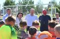 Виктор Томенко: Во время рабочего визита в Калманский район встретился с тренерами и воспитанниками спортивной школы