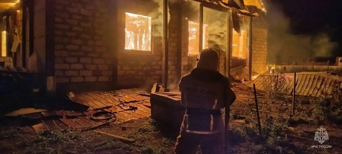 Многодетная семья спаслась при пожаре в Красногорском районе