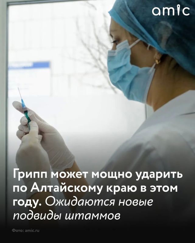 Заболеваемость гриппом в Алтайском крае в предстоящем эпидсезоне с большой долей вероятности будет высокой