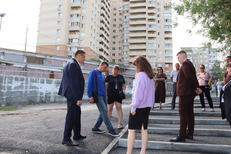 Обустройство лестницы между ул. Попова и Монтажников в Барнауле завершат в сентябре Обустройство лестницы между ул. Попова и Монтажников в Барнауле завершат в сентябре