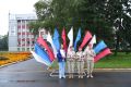 Российский триколор. Накануне Дня Государственного флага Российской Федерации на Петровском бульваре прошла патриотическая акция «Российский триколор»