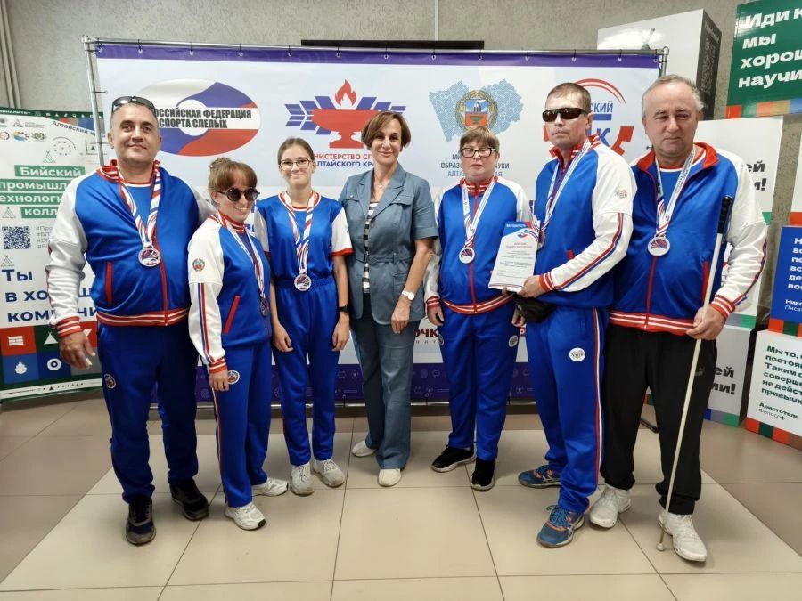 Сборная Алтайского края завоевала серебро чемпионата Сибири и Дальнего Востока по настольному теннису спорта слепых Сборная Алтайского края завоевала серебро чемпионата Сибири и Дальнего Востока по настольному теннису спорта слепых