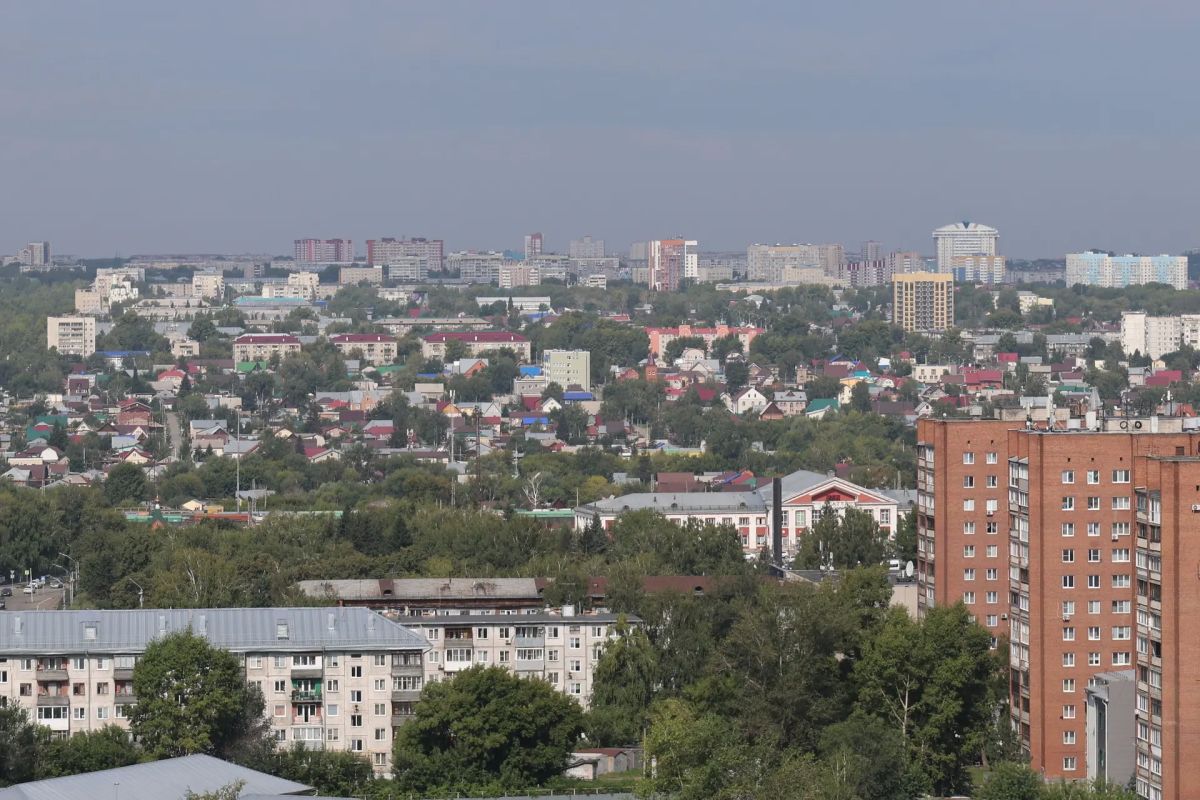 Кирпичный ритм и Барнаул с высоты Кирпичный ритм и Барнаул с высоты