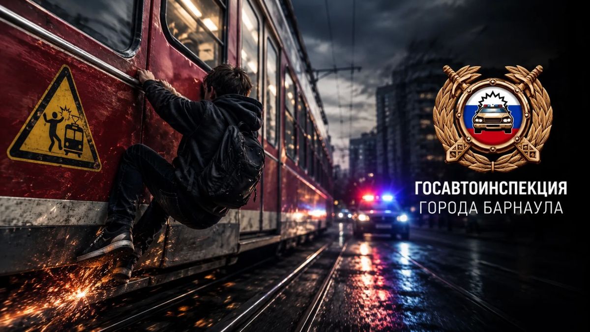 ЗАЦЕПИНГ — ИГРА СО СМЕРТЬЮ: в Барнауле сотрудники Госавтоинспекции остановили опасную поездку