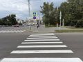 На улично-дорожной сети города продолжаются работы по нанесению дорожной разметки