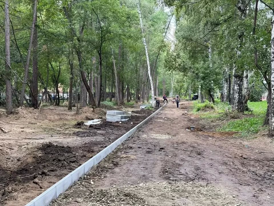 На месте свалки у АГИК на улице Юрина благодаря жителям облагораживают аллею На месте свалки у АГИК на улице Юрина благодаря жителям облагораживают аллею