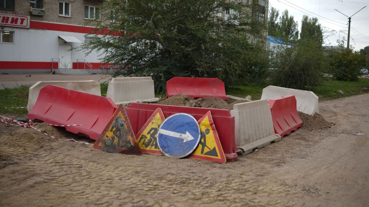 Реконструкция канализационного коллектора по проспекту Ленина: готовность — 50% Реконструкция канализационного коллектора по проспекту Ленина: готовность — 50%