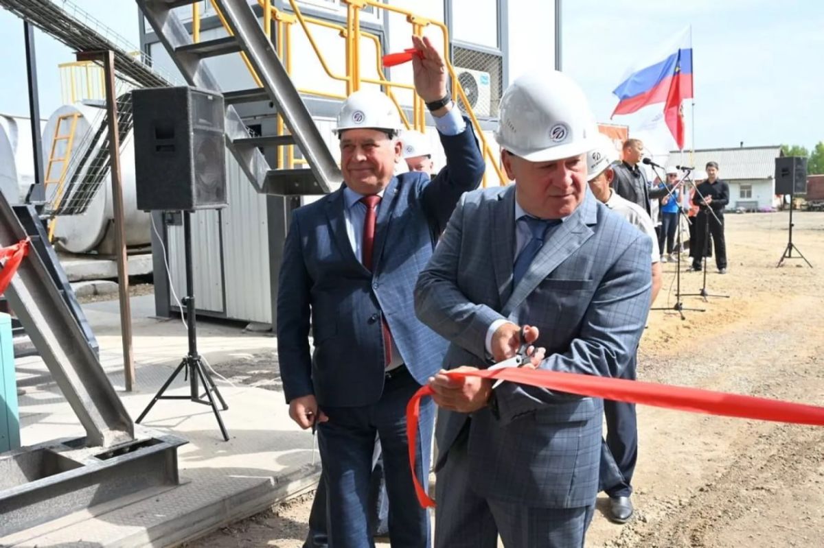 В Алтайском крае запустили современный асфальтовый завод В Алтайском крае запустили современный асфальтовый завод