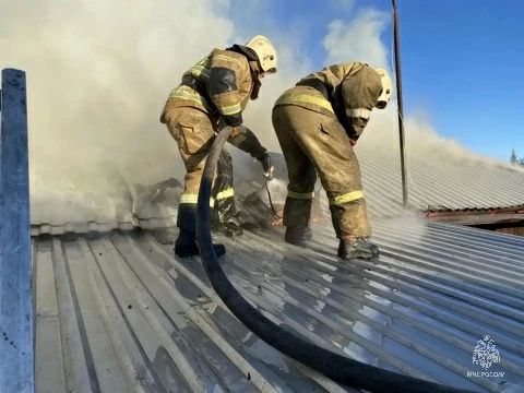 Пожар в частном секторе Рубцовска ликвидирован Пожар в частном секторе Рубцовска ликвидирован