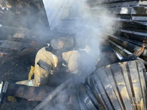 Пожар в частном секторе Рубцовска ликвидирован Пожар в частном секторе Рубцовска ликвидирован