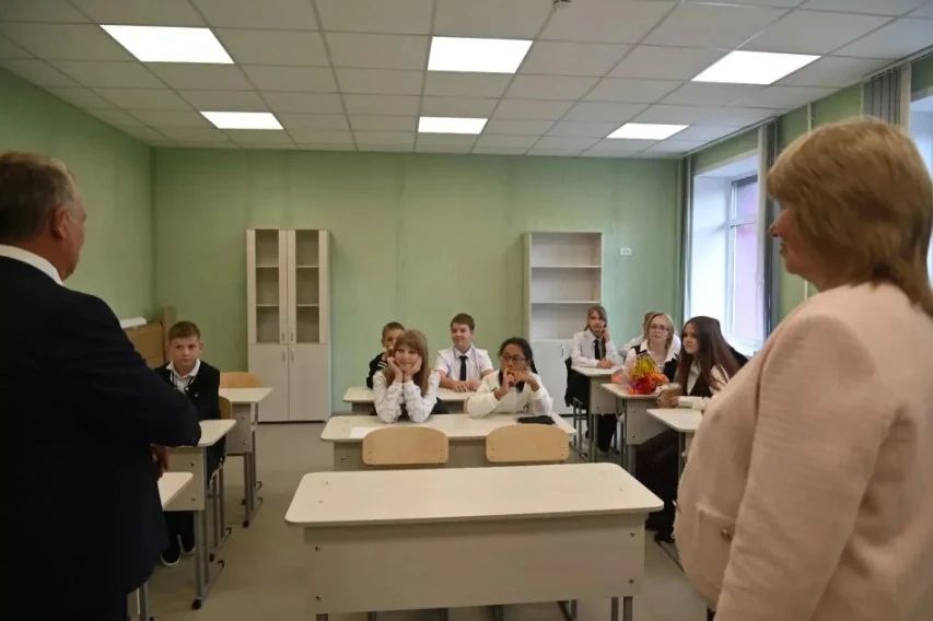 В Курьинском районе после капитального ремонта открылась школа В Курьинском районе после капитального ремонта открылась школа