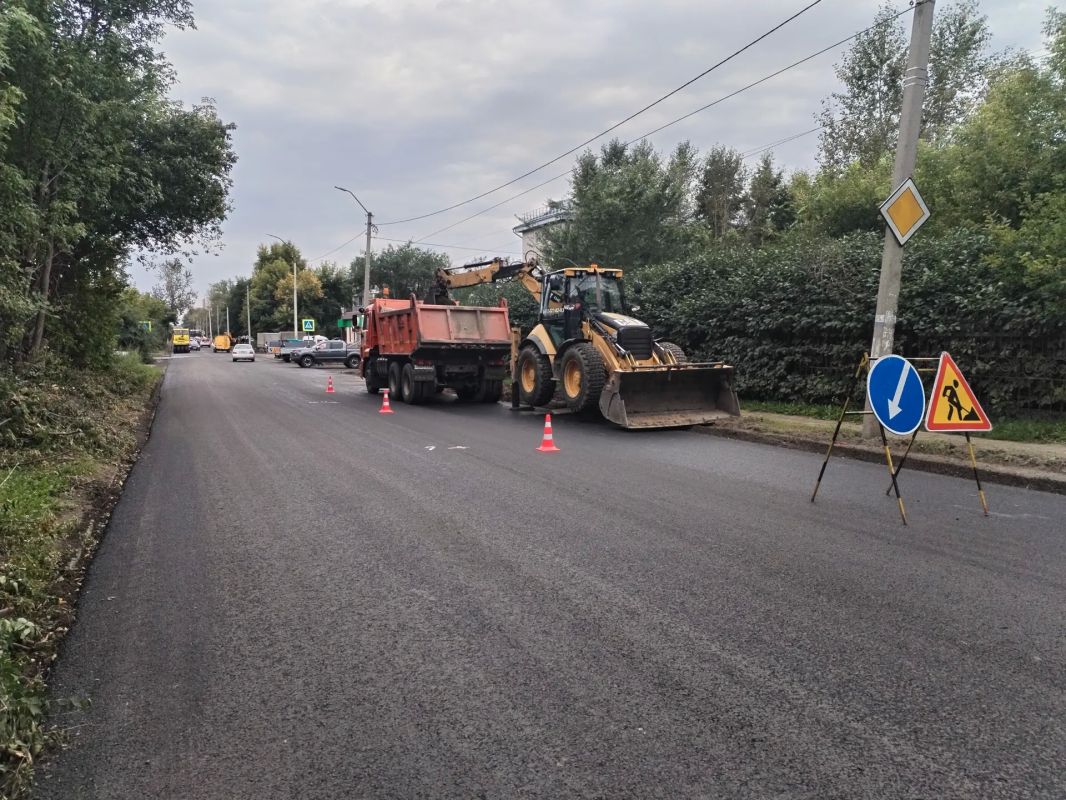 В Новоалтайске ремонтируют еще одну улицу по нацпроекту