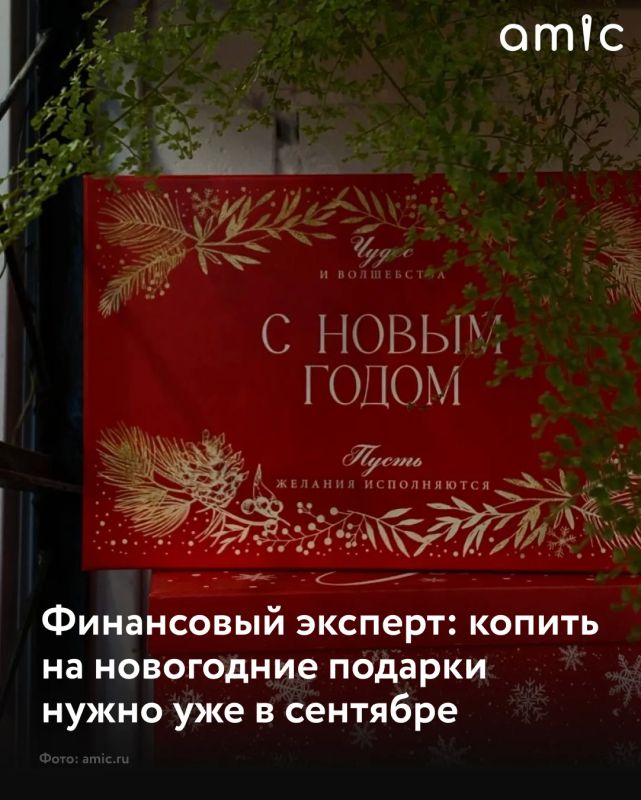 До Нового года еще четыре месяца, но уже можно откладывать деньги на подарки, считает финансовый консультант сервиса "Пакет" от X5 Ольга Матвеева