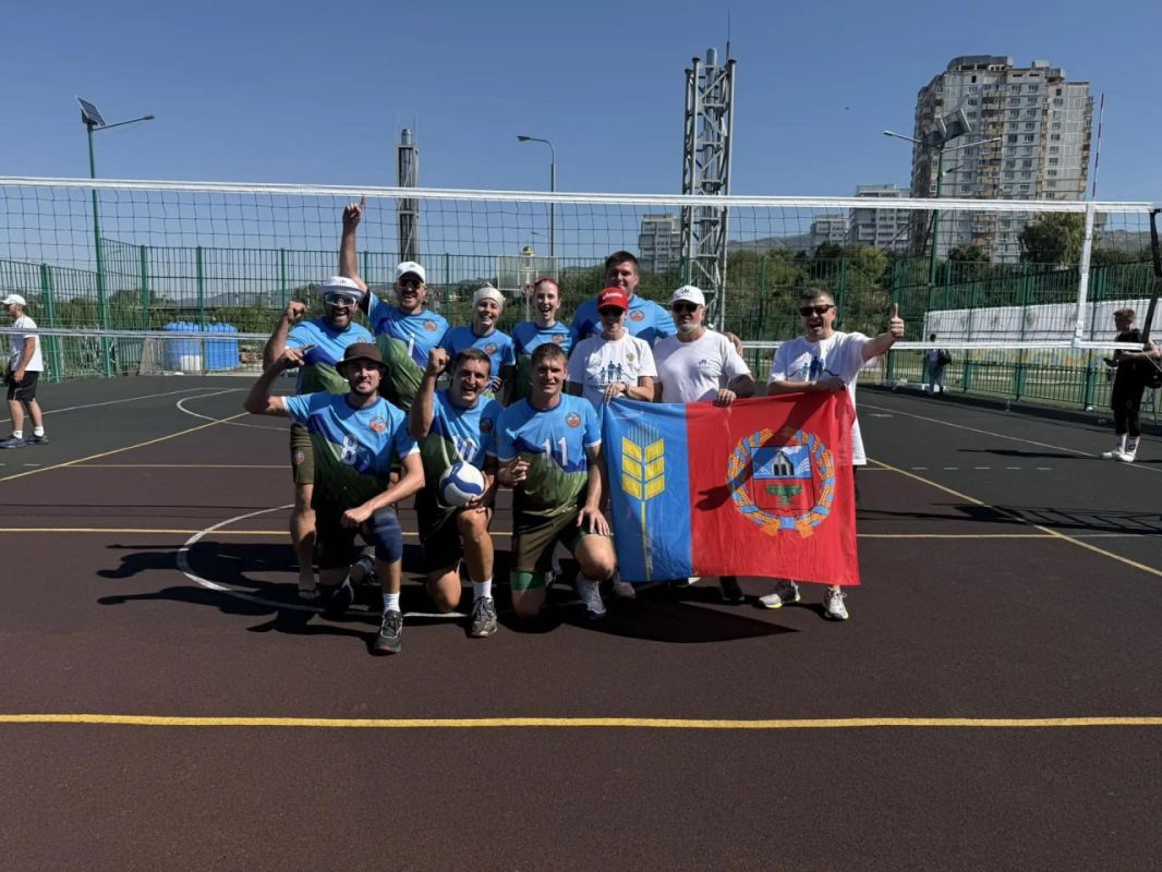 Волейболисты Алтайского края выиграли Всероссийский марафон «Земля спорта»