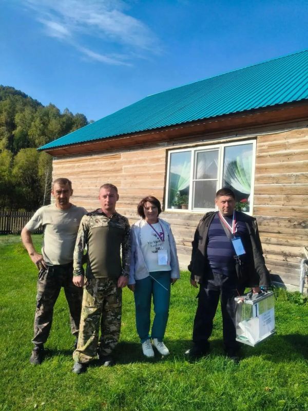 Досрочное голосование в заповедных таежных местах Досрочное голосование в заповедных таежных местах