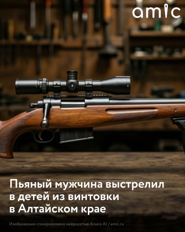 Житель Алтайского края угрожал компании детей оружием