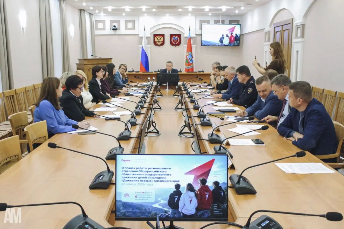 В Алтайском крае обсудили работу регионального отделения Движения Первых и наметили планы на будущее В Алтайском крае обсудили работу регионального отделения Движения Первых и наметили планы на будущее