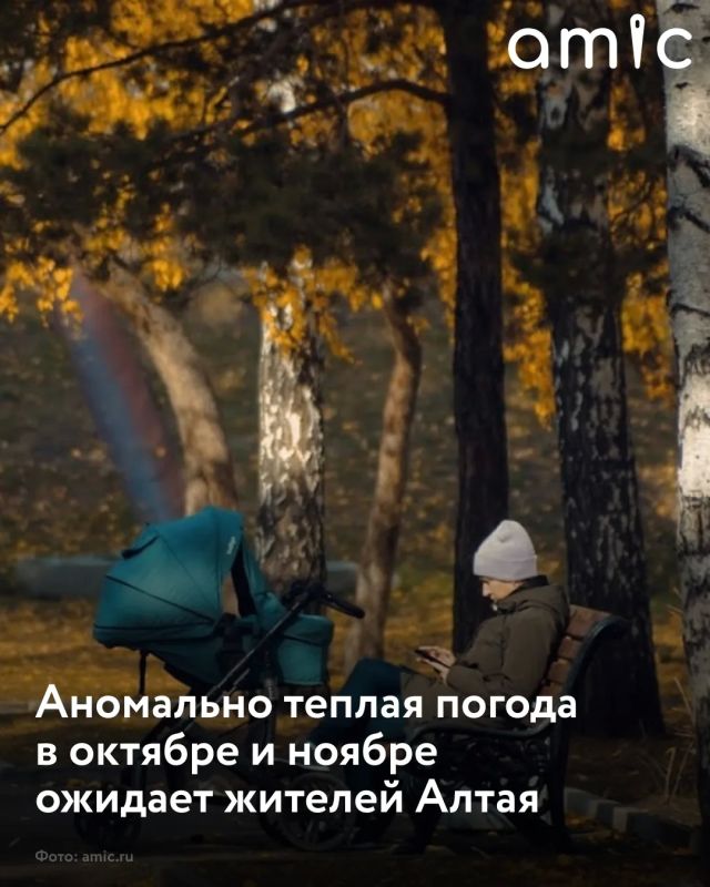 октябре и ноябре в Алтайском крае ожидается аномально теплая погода