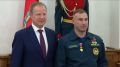 Водолазу Никите Морозову из Алтайского края вручили медаль «За честь и мужество»