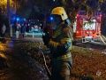 Крупный пожар произошел утром на улице Никитина в Барнауле