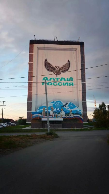 В Майме появился масштабный мурал с совой В Майме появился масштабный мурал с совой