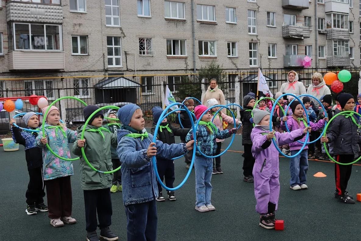 В барнаульском детсаду открылся современный спортивный городок