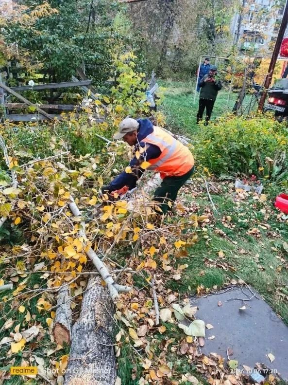 В Барнауле устраняют последствия непогоды В Барнауле устраняют последствия непогоды