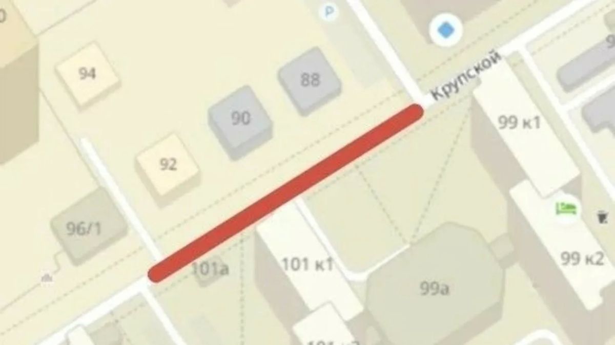 Барнауле временно ограничат движение на улице Крупской
