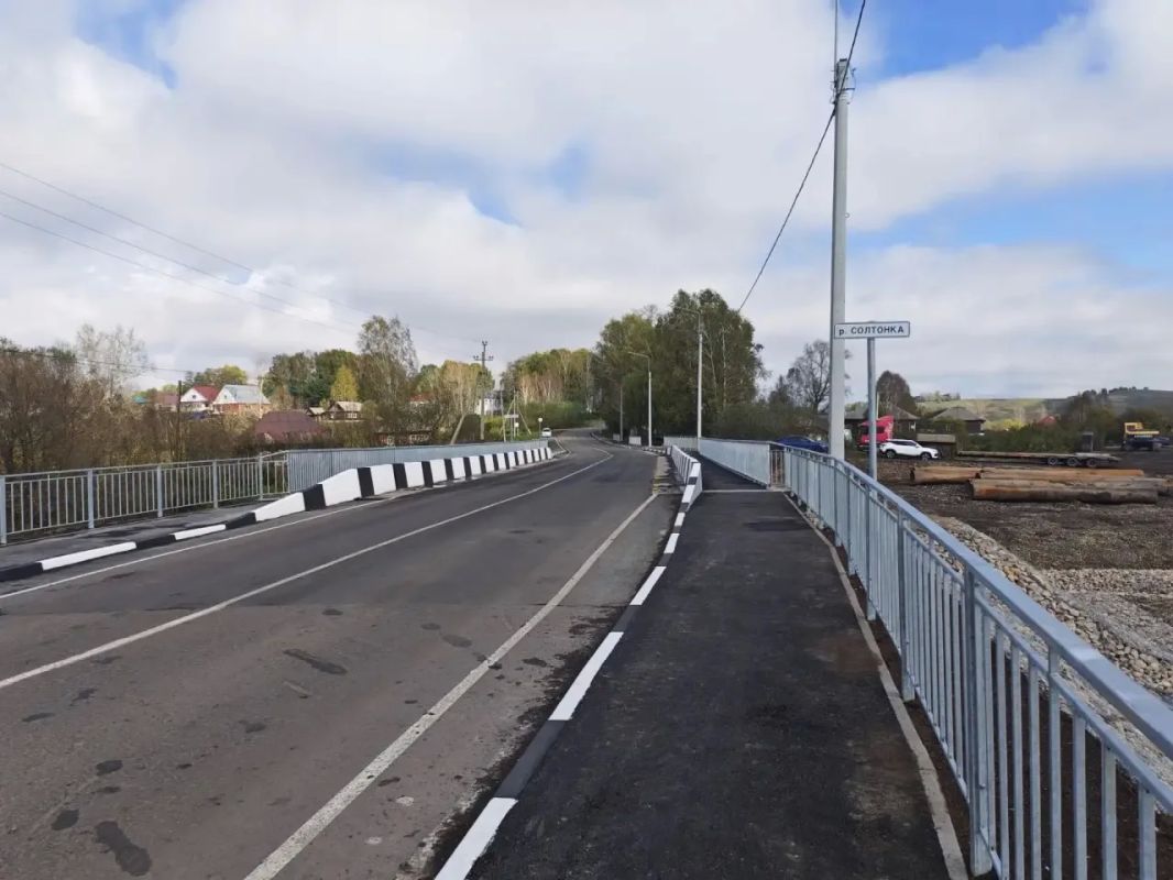 В Солонешенском районе восстановили два моста через реку Солоновка