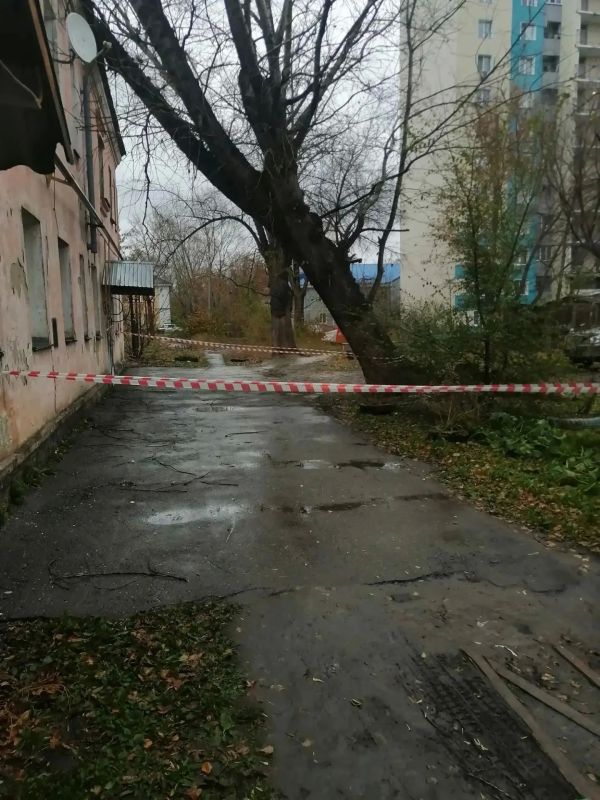 Последствия непогоды устраняют в Барнауле