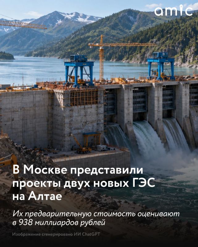 Проекты Катунской и Чемальской ГЭС представили в Москве на Российской энергетической неделе