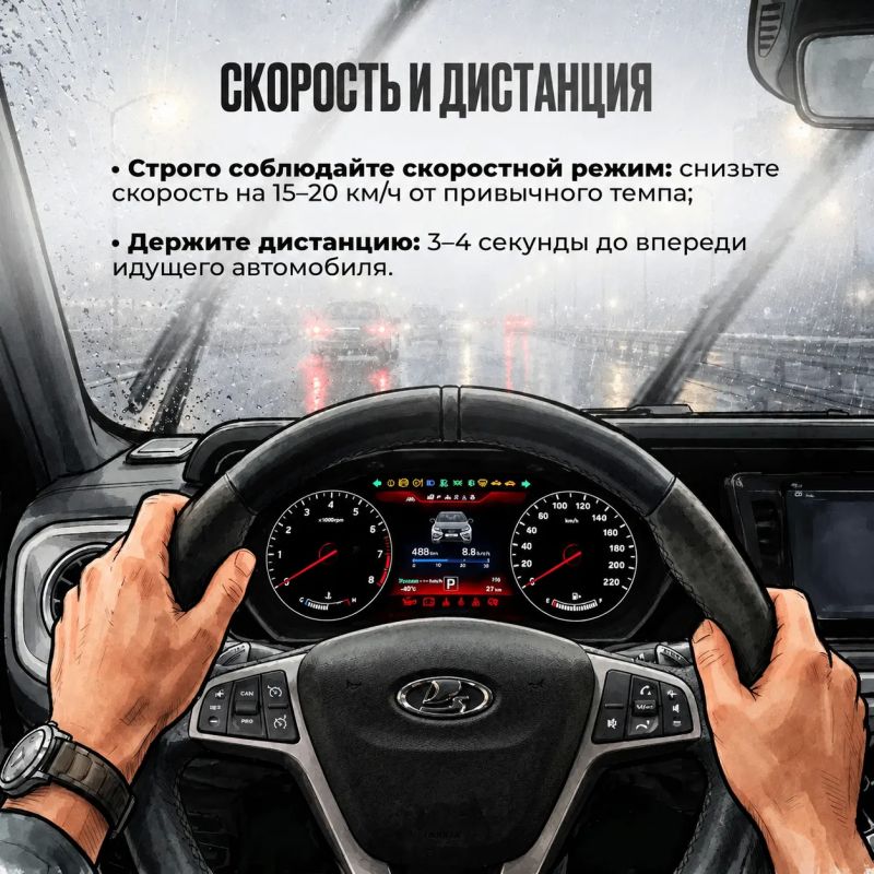 Доброе утро, Рубцовск!. Дождь, мокрый снег и гололедица превращают привычную дорогу в зону повышенной опасности даже для опытного водителя Доброе утро, Рубцовск!. Дождь, мокрый снег и гололедица превращают привычную дорогу в зону повышенной опасности даже для опытного водителя