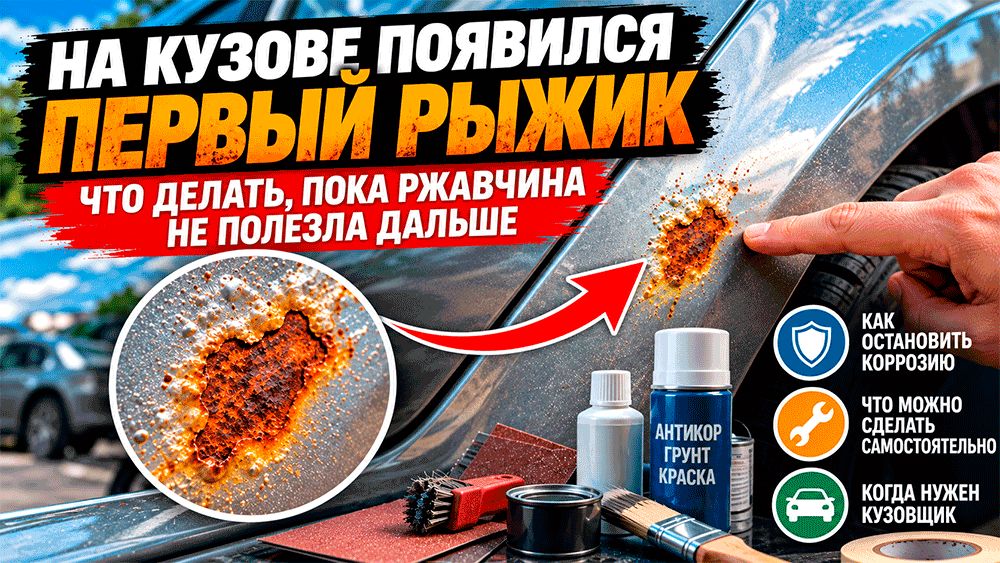 Первый рыжик на кузове: как остановить ржавчину, пока она не захватила деталь