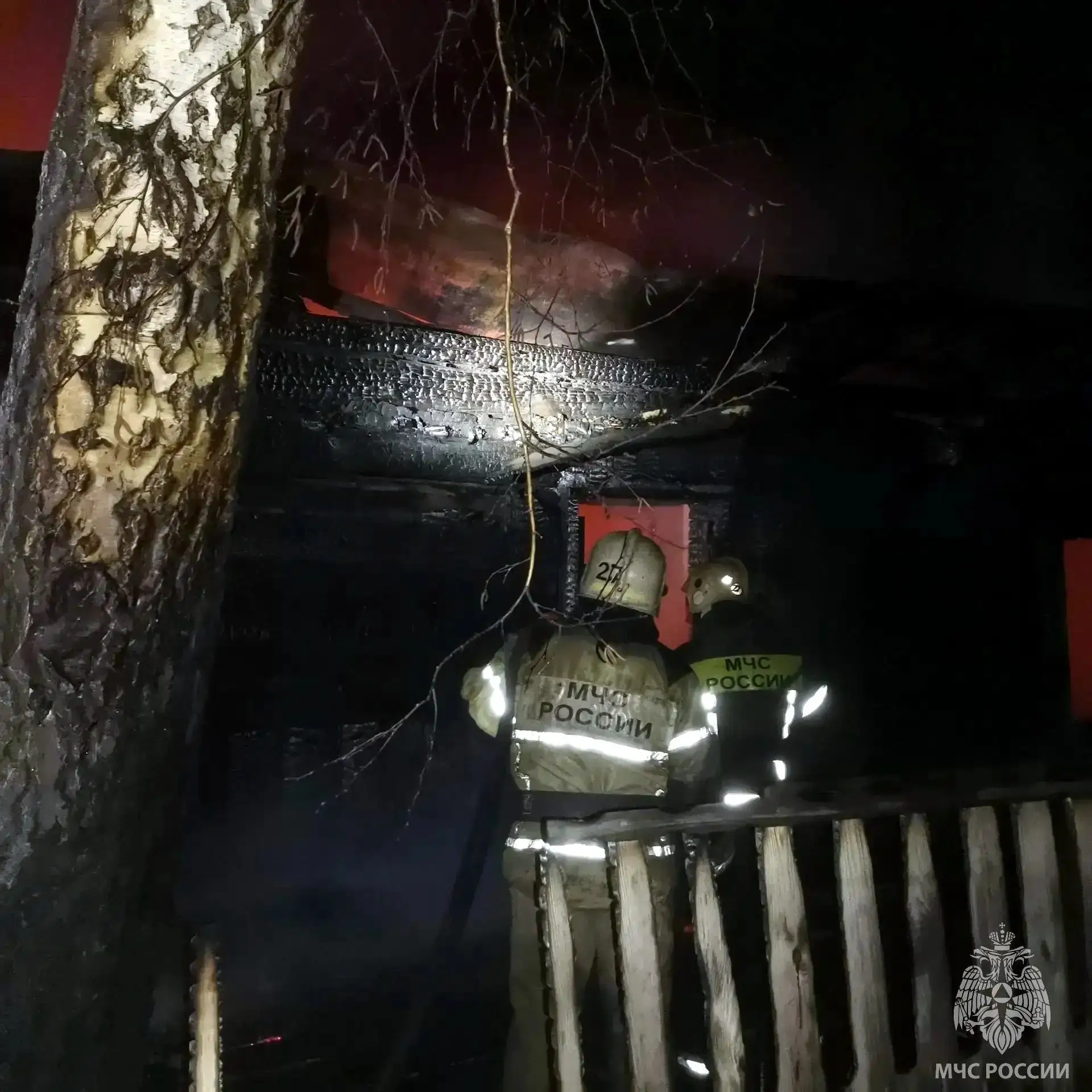 Мужчина стал жертвой крупного пожара в Первомайском районе
