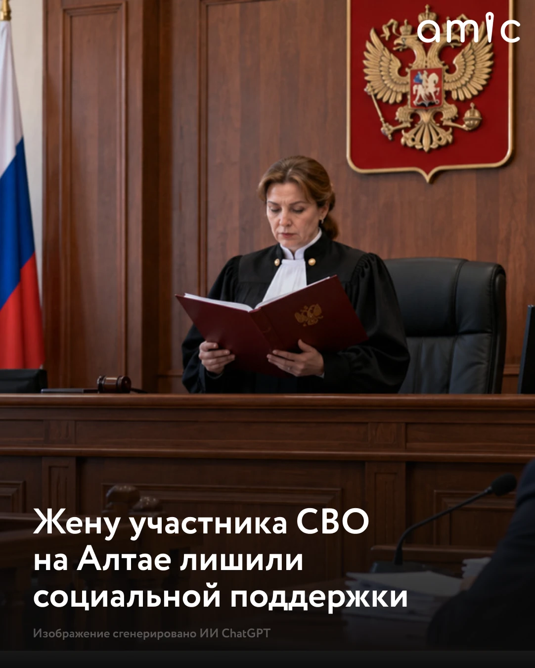 В Алтайском крае суд лишил женщину права на получение денежного довольствия супруга, пропавшего без вести в зоне специальной военной операции