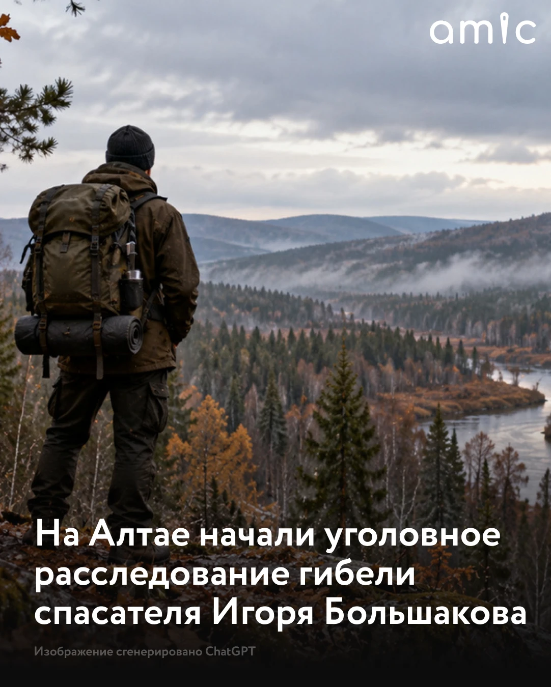 В Республике Алтай возбудили уголовное дело после обнаружения тела сотрудника МЧС Игоря Большакова, пропавшего 17 октября